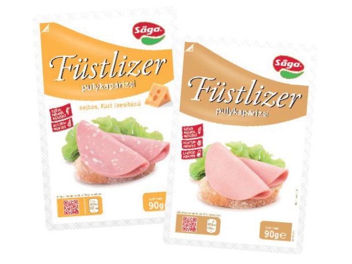 Sága füstlizer szeletelt párizsi