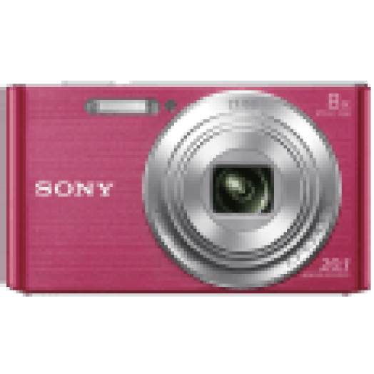 DSC-W830 rózsaszín digitális fényképezőgép + 16GB memóriakártya + Tok