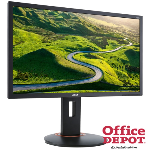 Acer 24" Predator XF240Hbmjdpr LED DVI HDMI DisplayPort 144Hz-es multimédiás gamer monitor
