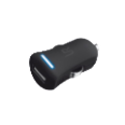 fekete autós töltő 1A USB(20151)
