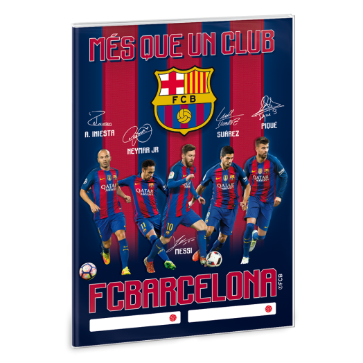 Barcelona füzetborító A/5