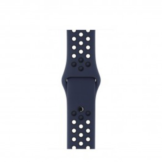 Apple - 38 mm-es, obszidiánkék-fekete Nike sportszíj