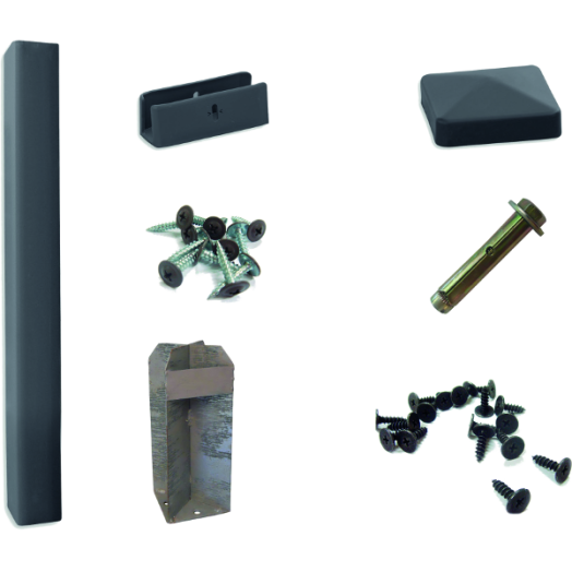 KERÍTÉSELEMHEZ KIEGÉSZÍTŐ SZETT POST KIT 100 MALAGA BÉZS