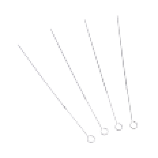 0105 Saslikpálca 4db-os, 38cm, fém