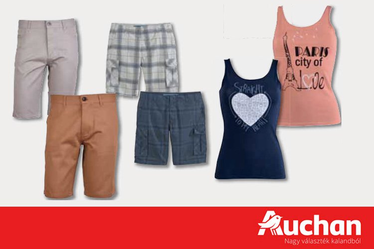 Ruházati kiárusítás az Auchanban