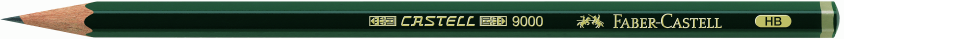 FC-Grafitceruza CASTELL 9000 5H fekete