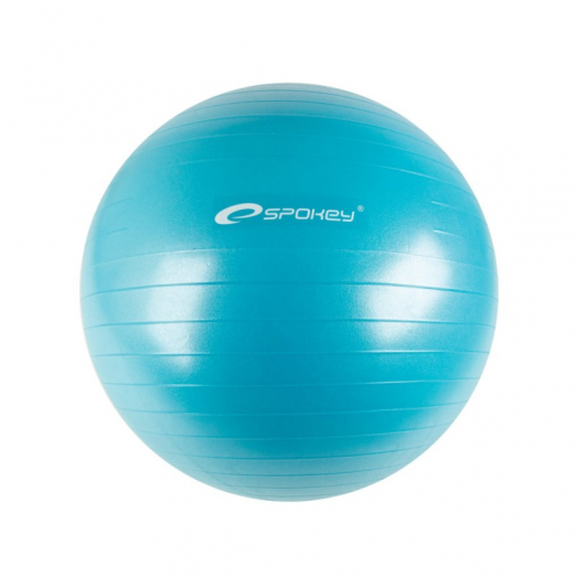 Spokey gimnasztika labda pumpával, 55 cm világoskék