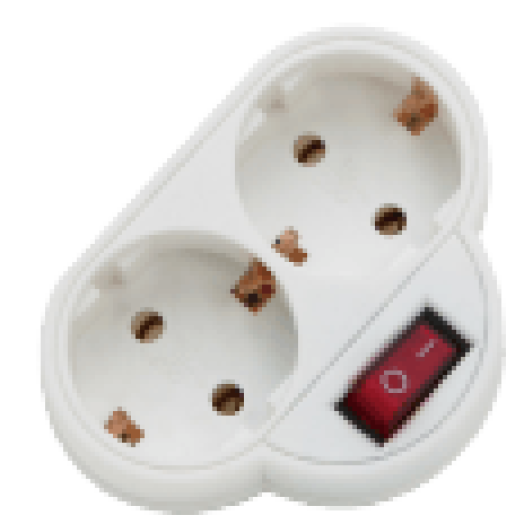 05684 2 -es fali elosztó, kapcsolós