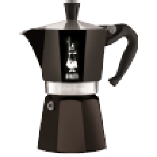 0004953 Moka Express kotyogós kávéfőző, fekete, 6 adag
