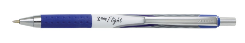 Zebra Z-Grip Flight golyóstoll kék 0,7