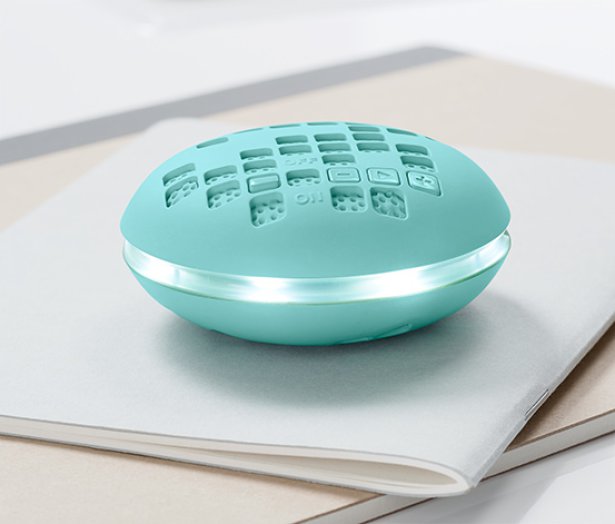 Bluetooth hangszóró fényeffektekkel, menta