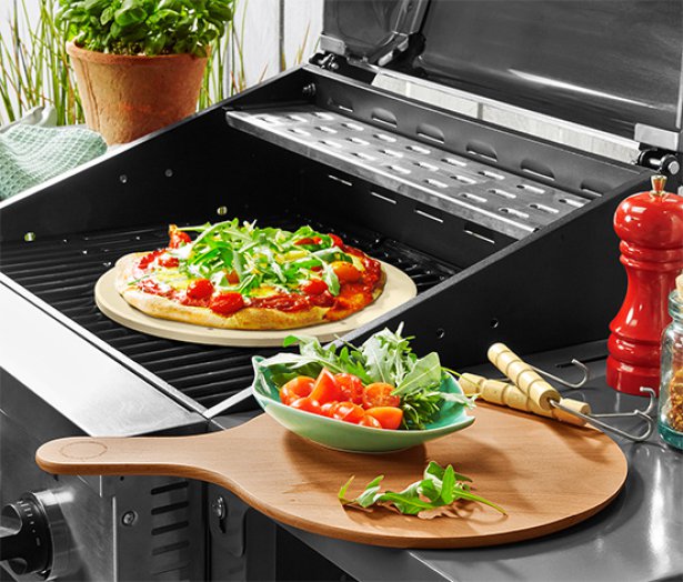 Pizza– és kenyérsütő samott kő