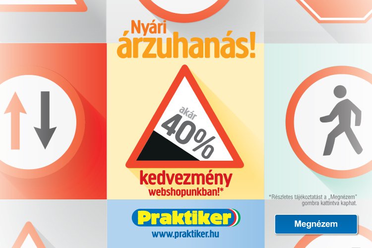 Áreső a Praktikerben