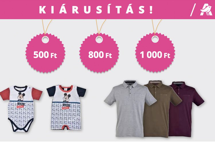 Kiárusítás az Auchanban