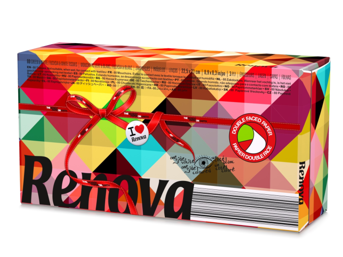 Renova Maxi papírzsebkendő 80db 3 réteg