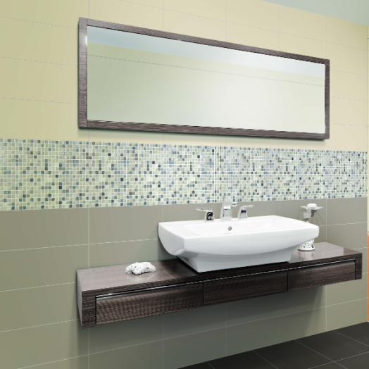 COLOUR MATT FALI CSEMPE 20X50CM TAUPE 1,7M2/CS BELTÉRI