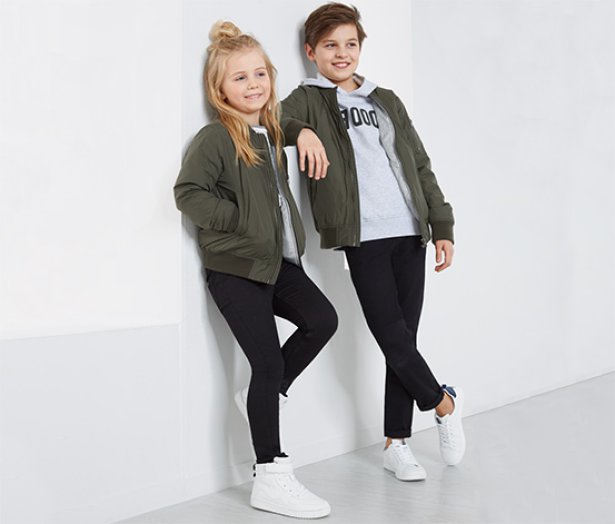 Gyerek blouson dzseki, khaki