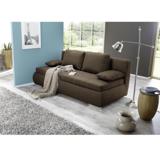 MEMPHIS KANAPÉ 208X109X83CM FEKVŐFEL.:160X200CM BARNA Outlet