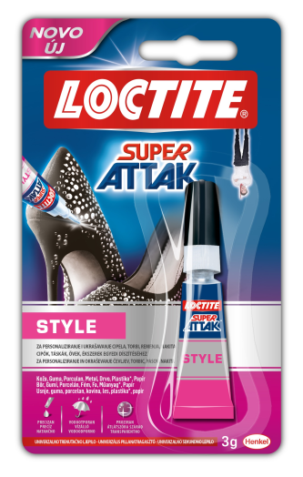 Loctite Super Attack Style pillanatragasztó 3 g