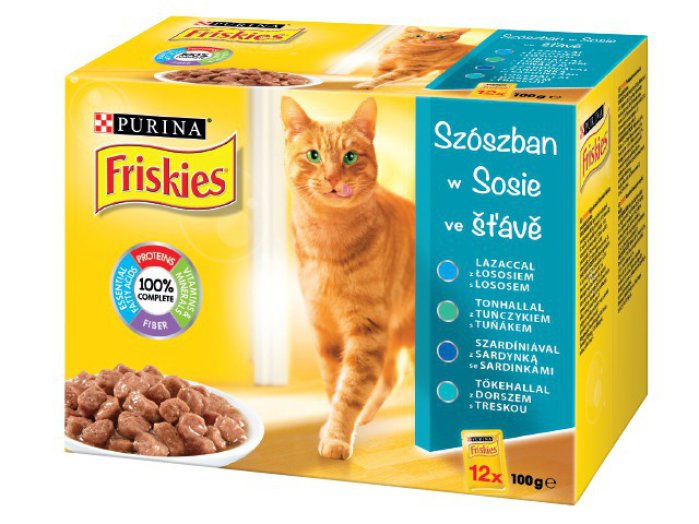 Friskies alutasakos macskaeledel multipack