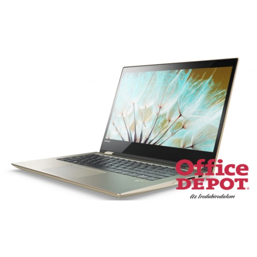LENOVO Yoga 520 80X800B4HV 14" FHD IPS/Intel Core i5-7200U/4GB/500GB/Int. VGA/Win10/arany laptop