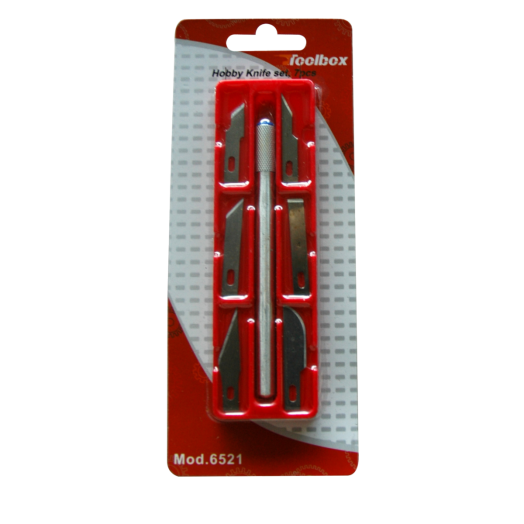 HOBBY KÉS KÉSZLET, 7DB-OS