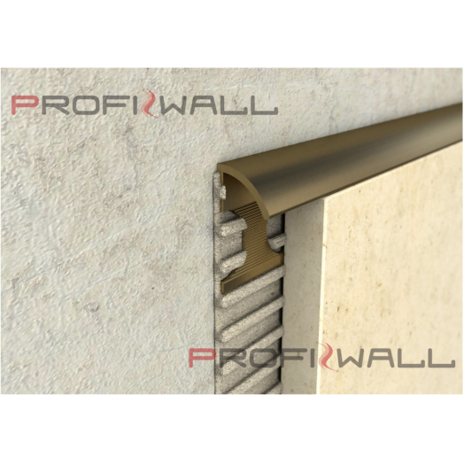 ALU C PROFIL 10MM, ELOX BRONZ 2,5M PW