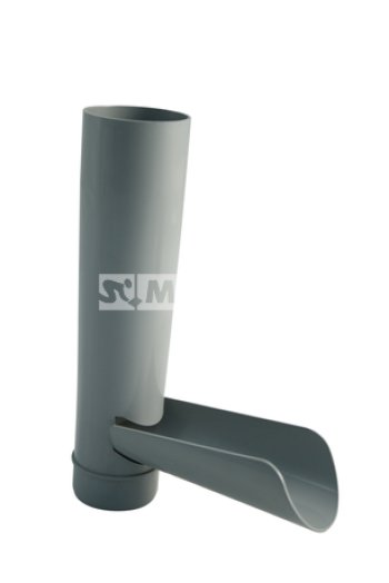 SIMPLEX VÍZKIFOLYÓ CSAPPANTYÚ 53MM SZÜRKE