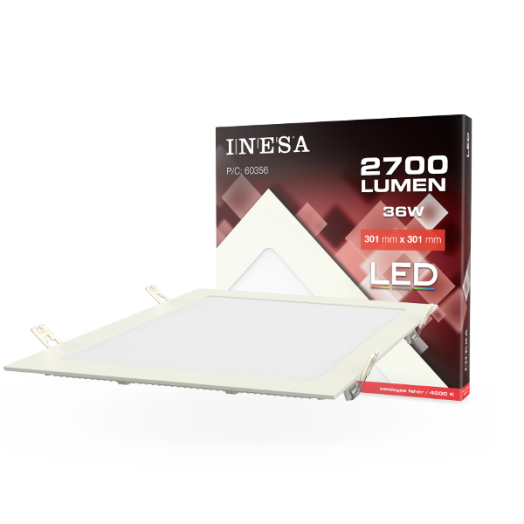 LED BEÉPÍTHETŐ PANEL 4000K 36W G2 30,1X30,1CM