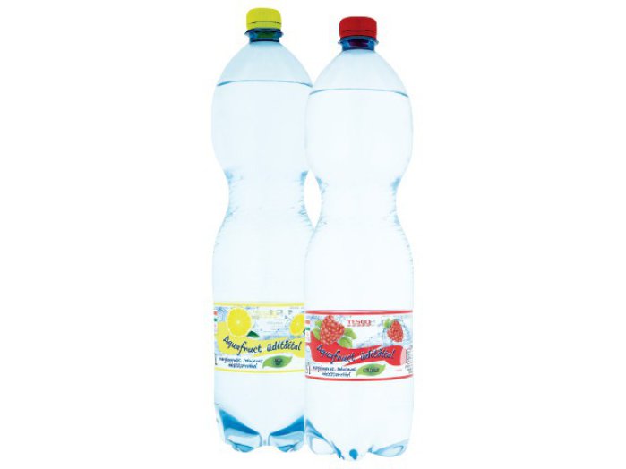Tesco Aquafrucht ízesített ásványvíz