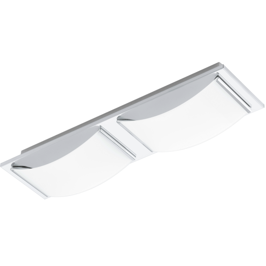WASAO LED FALI/MENNY. LÁMPA 5,4W 2X5,4W KRÓM/ÜVEG Outlet