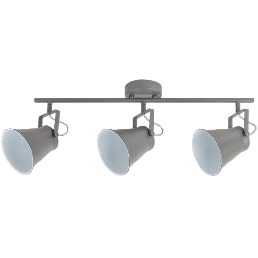 MARTINA 3-AS SPOT E27 3X60W SZÜRKE/FEHÉR