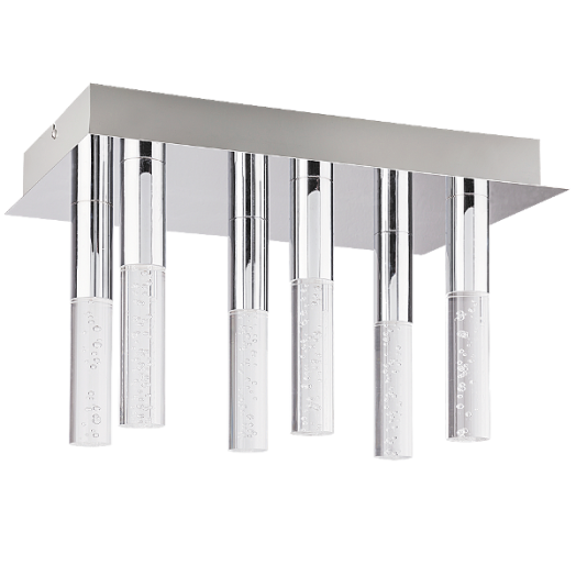 RHEIA MENNYEZETI LED LÁMPA 6X5W KRÓM