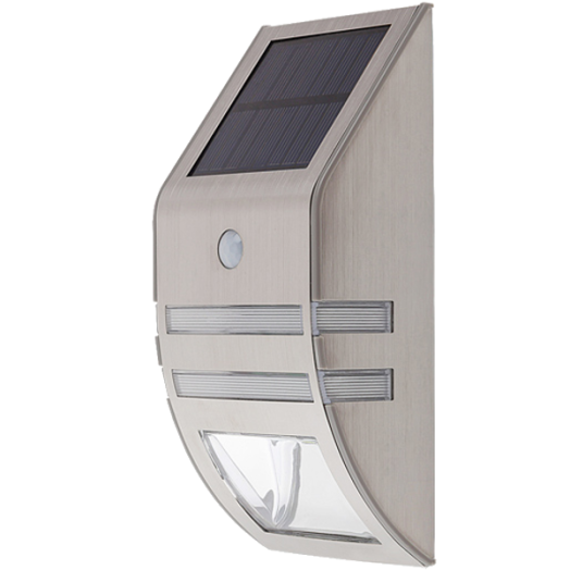 RIJEKA SOLAR KÜLT. FALI LÁMPA 0,5W +0,15W IP44 7,8*17*4,8CM MOZG.ÉRZ.