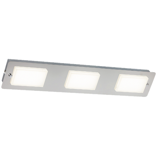 RUBEN LED MENNYEZETI LÁMPA 3*4,5W 3*387LM IP44 KRÓM