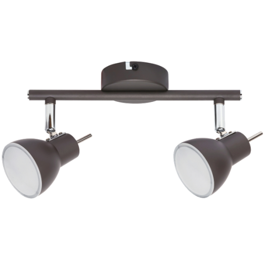 MIKE LED SPOT LÁMPA 2×LED 2×4W ANTRACIT SZÜRKE