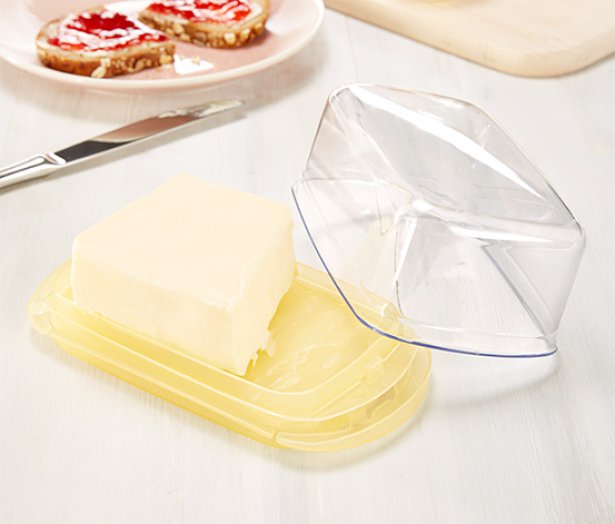 Vajtartó doboz, hűthető, 250 g vajhoz