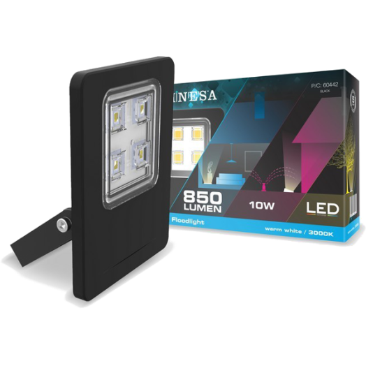 LED REFLEKTOR 10W 13X10X2,5CM 850LM
