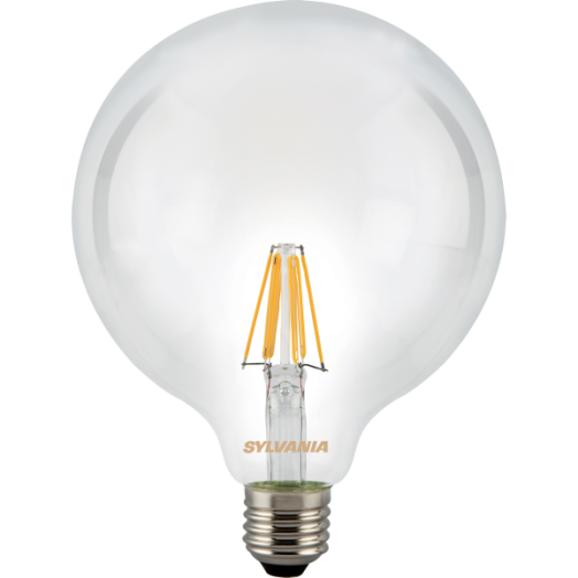 LED RETRO NAGY GÖMB FÉNYFORRÁS G120, E27 7,5W TOLEDO FILAMENT