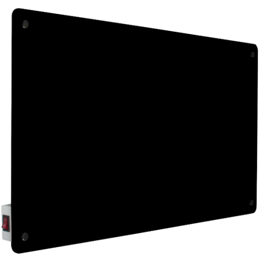 INFRAPANEL ÜVEG 430 W FEKETE 90*45*1,4 CM