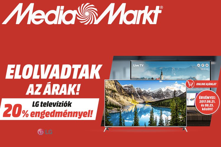 LG tévé akció a Media Marktban