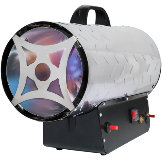 GÁZOS HŐLÉGBEFÚVÓ 30KW 430M3/H HGH 30000/4 R INOX BASIC