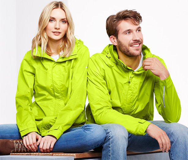 Unisex esőkabát, neonszín