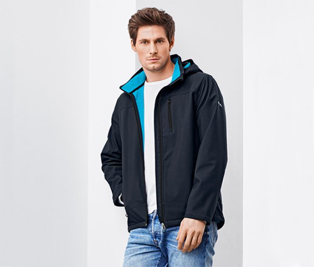 Férfi softshell dzseki, sötétkék