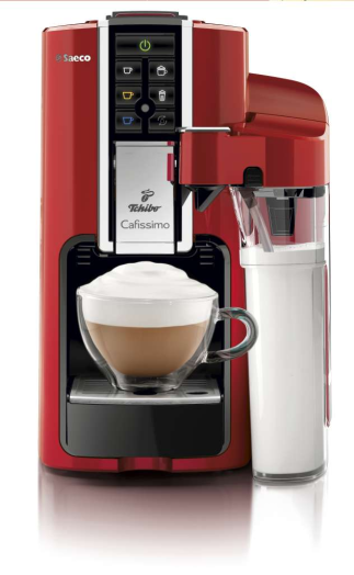 Tchibo Cafissimo Latte Rosso kapszulás kávéfőző piros EE