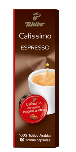 Tchibo Espresso elegant aroma 10 db kávékapszula RA/UTZ