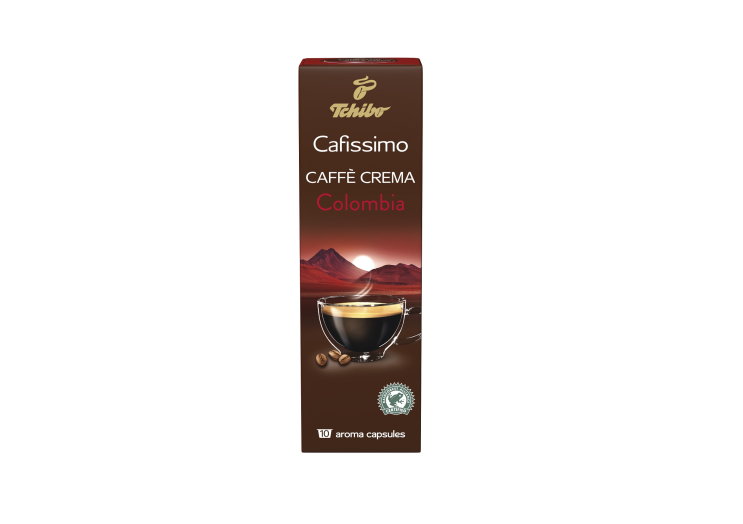 Tchibo Caffé Crema Columbia 10 db kávékapszula RA/UTZ