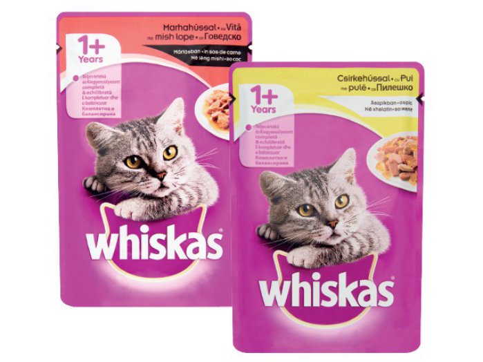 Whiskas Casserole alutasakos macskaeledel