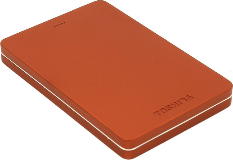 Toshiba 2,5'' HDD 500GB piros USB3.0, ALU