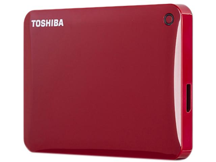 Toshiba 2,5'' HDD 1TB piros USB3.0